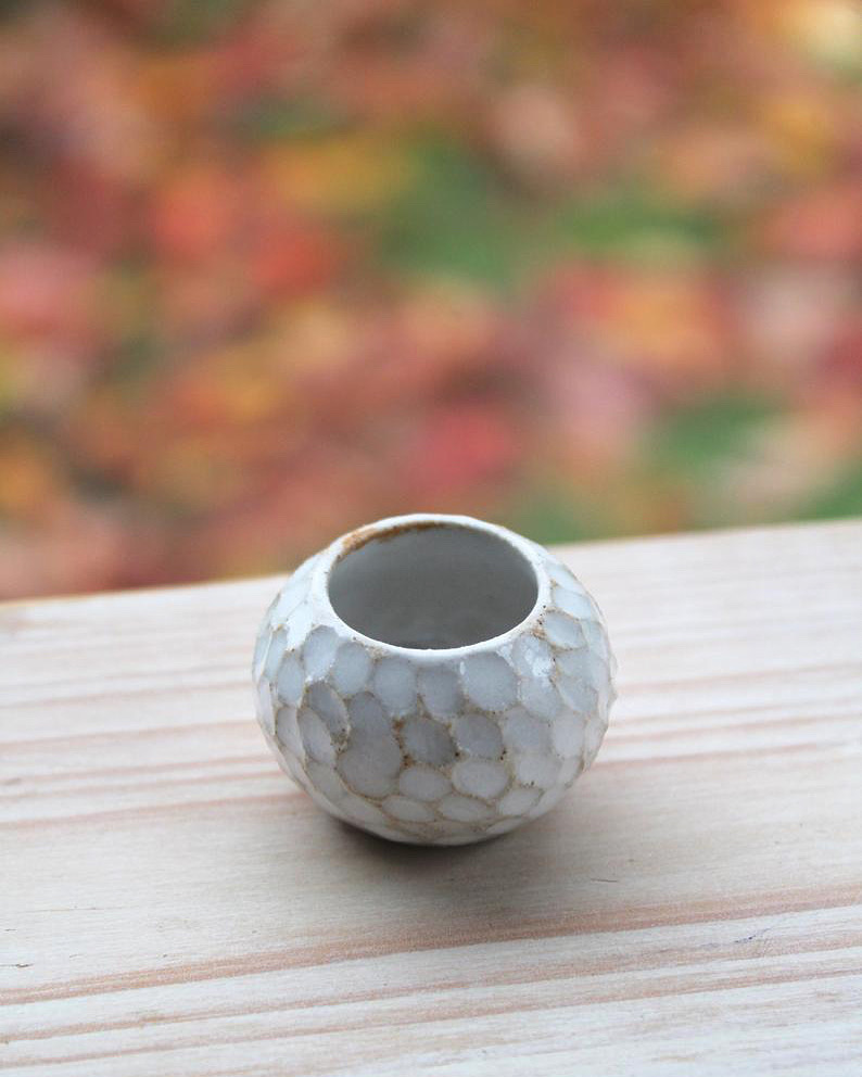 Miniature Carved Ceramic Vessel, 2020